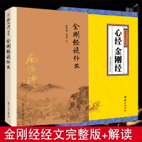 全2册 心经金刚经+金刚经说什么南怀瑾书籍