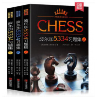 波尔加5334习题集 套装3册 人人都可以看懂的国际象棋实战宝典书籍 国际象棋入教程