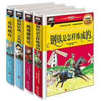 彩图拼音版少儿文库 全4册 钢铁是怎样炼成的格列佛游记 国外儿童读物文学精装珍藏版