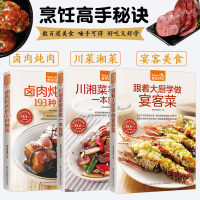跟着大厨学做宴客菜川湘菜家常菜卤肉炖肉193种做法菜谱家常菜大全舌尖上的中国美食书川湘菜谱食谱书籍大全