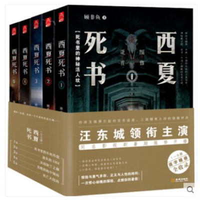 西夏死书1-5 顾非鱼著 全集全套完结大结局汪东城贾青主演同名影视剧书