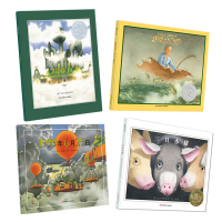 4册大卫威斯纳绘本三只小猪7七号梦工厂1999年6月29日梦幻大飞行3-6岁儿童童话故事书美国凯迪克大金奖儿童绘本6-8