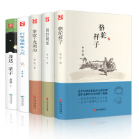 骆驼祥子四世同堂茶馆龙须沟时有雅趣在人间我这一辈子5册老舍经典作品集文学小说作品集中小学生青少年阅读经典书