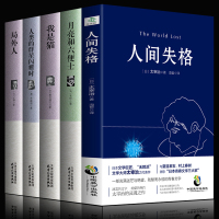 全5册 局外人+人类群星闪耀时+人间失格太宰治+月亮和六便士毛姆+我是猫夏目漱石中外文学世界名著经典外国文学小说