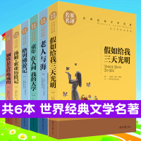 全6册 童年高尔基 老人与海海明威 格列佛游记钢铁是怎样炼成的初中 假如给我三天光明海伦 汤姆·索亚历险记青少版小学版