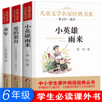 全套3册 六年级上册丛书阅读推荐 小英雄雨来管桦/爱的教育/童年书高尔基 小学生课外书必读正版阅读 北京教育出版社bd