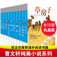 曹文轩系列全套儿童文学10册 草房子青铜葵花红瓦黑瓦细米野风车根鸟山羊不吃天堂草单行街书籍正版小学生四五六年级经典必读书