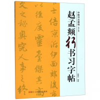 赵孟頫行书习字帖 中国书法教程修订版 行书毛笔书法初学者入临摹笔画部首偏旁结构 赤壁赋 闲居赋 般若波罗蜜多心经集字赏