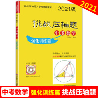 2021挑战压轴题 中考数学 强化训练篇 初中真题模拟题初一初二初三初中学生培优复习冲刺教辅书 课外复习辅导巩固测试训练