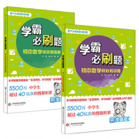 全套2册学霸必刷题初中数学核心知识题 综合提高题学霸君 初中数学总复习资料初中数学教学辅导教材 冲刺中考压轴题知识大全教