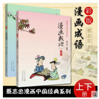 漫画成语 上下 全二册 蔡志忠漫画中国经典系列彩版漫画成语故事 经典收藏
