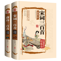 [完整版共两本]唐诗三百首全集中小学版正版唐诗宋词三百首词鉴