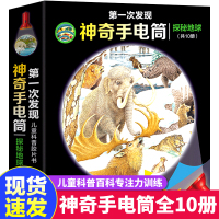 次发现 神奇手电筒 探秘地球 儿童科普胶片书共10册3-6-7岁宝宝儿童科普百科专注力训练启蒙早教书籍