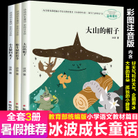 全套3册冰波成长童话彩图注音版大山的帽子蜗牛城的故事小青蟹回来儿童文学图书小学低年级自主阅读小学语文教材篇目