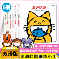 正版 聪明宝宝玩出来(套装共6册)创意大师启蒙纸板书 少儿儿童洞洞书翻翻书幼儿早教立体书