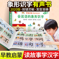 会说话的象形识字发声书 宝宝点读认字早教书全套0-1-2-3-6岁儿童有声读物幼儿园幼儿撕不烂书籍学前看图识字大王绘