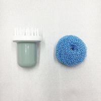 1个彩球+1个短手柄 随机|纳米钢丝球清洁球不伤手不伤锅厨房洗碗刷锅神器带手柄不掉渣刷子