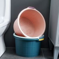 泡脚桶过小腿深桶非折叠式足浴桶按摩泡脚桶家用泡脚盆塑料洗脚桶