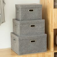 衣服收纳箱布艺整理箱可折叠床上收纳盒宿舍学生储物箱子收纳神器