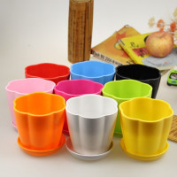 加厚花盆[送托盘+花种+肥料]绿植多肉绿萝花盆塑料花盆特价清仓