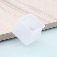方形透明白 32个装|椅子套通用凳子脚垫方形圆形防滑静音耐磨加厚餐桌硅胶椅子保护套