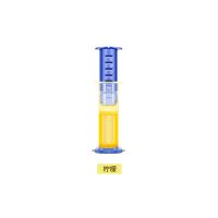 [柠檬香型] [四支]|[高品质]马桶小花清香厕所除臭香薰马桶清洁剂蓝泡泡洁厕剂