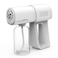 酒精消毒枪喷雾器专用无线雾化机快递空气手持电自动家用纳米雾枪蓝光空气杀菌手持消毒机酒精雾化机杀菌家用电动喷枪