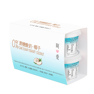 简爱0%蔗糖酸奶椰子135g*4