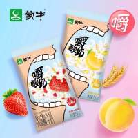 蒙牛嚼酸奶燕麦黄桃风味酸牛奶百利包150g
