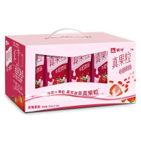 蒙牛 真果粒牛奶饮品(草莓)250ml*12盒(2月)