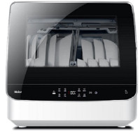 海尔(Haier)台式免安装洗碗机 高温消毒变频 4套6套家用全自动智能多功能烘干一体机洗碗机HTAW50STGB