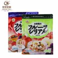 荣荣世家水果麦片500g早餐即食冲饮懒人速食代餐饱腹燕麦片