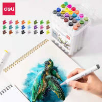 得力70802-24色马克笔