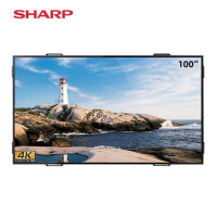 夏普sharp PN-H100 专业液晶显示器 100英寸 4K Ultra HD 商业显示屏智能