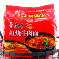 康师傅经典红烧牛肉面 (100g+3g)*5/袋