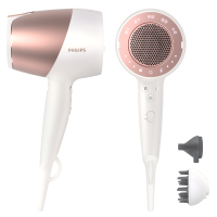 飞利浦(Philips) 电吹风机 家用小金筒 智能微感应 温控技术高效锁水 造型按摩一体机BHD286/05