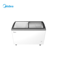 美的(Midea) 336升冷藏冷冻转换冰柜 商用冷柜 卧式展示柜节能省电SD/SC-336HKMA