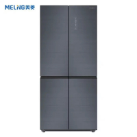 美菱(MeiLing)415升变频十字对开门冰箱 BCD-415WP9B [磨砂玻璃]星云墨