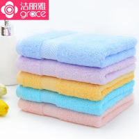 洁丽雅纯棉螺旋锻档面巾 6732