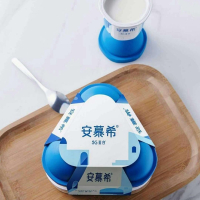 安慕希高端5G蛋白凝酪勺吃酸奶原味125g*3(1月)