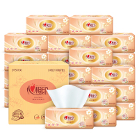 心相印金装经典系列抽纸3层100抽24包整箱装S码(小规格)面巾纸擦手纸餐巾纸家用实惠丝滑品质)