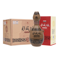 彩陶坊人和 白酒 陶香型450ml+50ml*6瓶