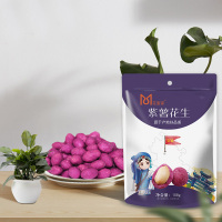 紫薯花生罐装花生米坚果炒货休闲零食下酒菜花蜜家108g袋装小点心