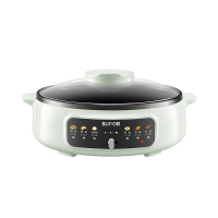 苏泊尔家用多功能不粘锅煎烤机单面烙饼机烤肉煎饼锅火锅加大加深烤盘大火力一体早餐机