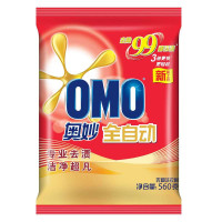 奥妙(OMO) 全自动无磷洗衣粉560g 含金纺馨香精华 淡雅樱花(新老包装随机发货)[联合利华]