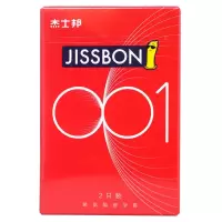 杰士邦001避孕套2只装