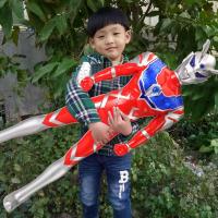 超大号非奥特曼玩具男孩儿童银迪迦超人泰罗布卡片变身器变形套装