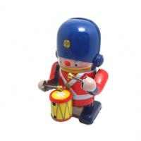 小小卫兵敲鼓玩具士兵敲锣打鼓怀旧发条铁皮玩具儿童80后复古机店