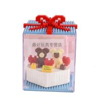 少女心可爱生日蛋糕积木拼装创意微型成人小玩具网红闺蜜