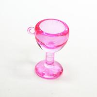 亚克力仿水晶儿童过家家迷你透明小酒杯子玩具娃娃角色游戏餐具